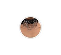 ONBRIG Collier ras du cou à pointes en cuir synthétique noir - Collier ras du cou gothique clouté en forme de cœur clouté - Collier ras du cou punk gothique - Bijoux d'Halloween pour femme (4 cercles)
