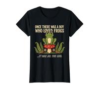 Once There Was A Boy Who Loved Frogs Champignon Cottagecore T-Shirt Graphique avec Valeur