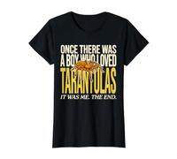 Once There Was A Boy Who Loved Tarentulas Spider Pet T-Shirt Graphique avec Valeur