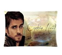Once Upon A Time Captain Hook Pillowcase Soft Zippered Throw Pillow Cover Cushion Case Covers Fasfion Design Two Sides Printed 20x26 Inches