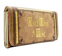 Once Upon a Time Conte Médiéval Parchemin Portefeuille/Porte-Monnaie Tri-Fold Poche à Pièce & Porte-Carte, Marron