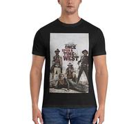 Once Upon a Time in The West Black Unisex T-Shirt Printed Tee Graphic Top for Men Shirt XXL