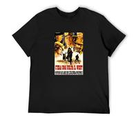 Once Upon A Time in The West Spaghetti Western T-Shirt Graphic Unisex Tee Shirt Black XXL