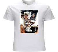 Once Upon a Time in The West T-Shirt Graphic Printed Mens Mens Unisex Tee White XL