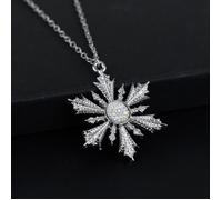 Once Upon A Time Show Flocon De Neige Elsa Pendentif Collier Nouvelle argent568
