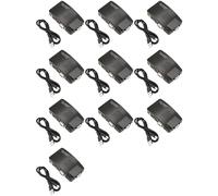 Onchdbfhuu 10X Adaptateur AV vers VGA Convertisseur VGA PC Composite S-Vidéo Entrée AV vers PC VGA LCD Convertisseur de Sortie Boîtier de Commutation