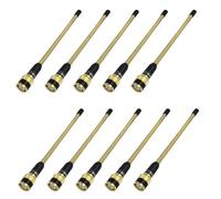 Onchdbfhuu 10X Antenne VHF 136-174 MHz 6,8 Pouces BNC pour Radio Portable V8 V80 V80E V82 V85