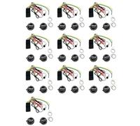 Onchdbfhuu 10X Anti-Démarrage RFID 2.4G, Verrouillage du Moteur sans, Alarme de Voiture, Circuit Anti-Détournement, Dispositif de Déverrouillage Automatique Coupé