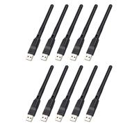 Onchdbfhuu 10X Carte sans RT5370 Adaptateur WiFi USB Portable 2,4 G 150 Mbps Antenne WiFi Récepteur WiFi USB pour PC et Boîtier TV