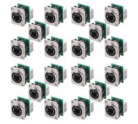 Onchdbfhuu 20x Prise de Châssis Ethercon Rj45, Prise de sur Panneau d'alimentation/Passage D-N8FDP RJ45, Connecteur Vertical Cat5 RJ45 à sur Panneau Série D
