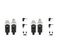 Onchdbfhuu 2X 0V/48V Système sans de Microphone Émetteur et Récepteur XLR sans Rechargeable pour Microphone Dynamique