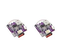 Onchdbfhuu 2X Batterie Externe 22,5 W, Module d'alimentation Mobile à Charge Bidirectionnelle, Circuit Imprimé avec Affichage, Prise en Charge PD/QC, Type-C + USB