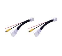 Onchdbfhuu 2X Câble de Connexion de Caméra de Recul Adaptateur 24 Broches pour RenaultandDacia pour pour pour 4 2012-Up