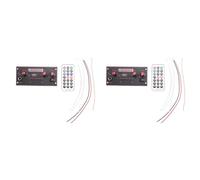 Onchdbfhuu 2X Carte Amplificateur 2 X 10 W Bluetooth Carte de Décodage MP3 Chariot Lecteur Audio Accessoires de Module Bluetooth de Voiture, B