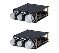 Onchdbfhuu 2X Carte D'Amplificateur de Caisson de Basses de Puissance Bluetooth 5.0 100 W + 100 W 2.1 Canaux Amplificateur D'égaliseur Stéréo Audio Domestique XY-T100L