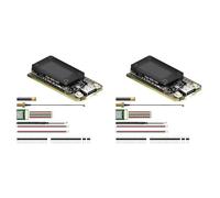 Onchdbfhuu 2X Carte de Développement Meshtastic Heltec V4 0,96 Pouce OLED à Énergie Solaire Lora 32 V4 avec GPS, SX1262, WiFi, BLE Basse Consommation pour L'IoT