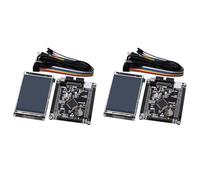Onchdbfhuu 2X Carte de Développement STM32F407VET6 - STM32 Carte d'apprentissage Système Minimale Carte de Base Arm + Écran LCD TFT 3,2 Pouces