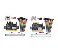 Onchdbfhuu 2X Carte de Diagnostic TL631 Pro LPC-DEBUG + Carte D'Extension PCI PCI-E Mini Carte Mère PCI-E Multifonction