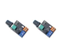 Onchdbfhuu 2X Contrôleur de Vitesse de Ventilateur de Serveur PWM, Régulateur de Vitesse Progressif pour Moteur 3 ou 4 Fils, Module de Commande de Vitesse pour Moteur CC 12 V