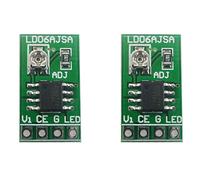 Onchdbfhuu 2X DC 3.3V 3.7V 5V LED Driver 30-1500MA Module Réglable à Courant Constant Carte de Commande PWM pour USB 18650 Li-ION