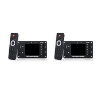 Onchdbfhuu 2X ÉCran Couleur 2,8 Pouces Bluetooth 5.1 Synchronisation de Voiture Carte de DéCodage sans Perte RéVeil Heure DéCodeur Audio FM