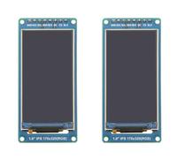 Onchdbfhuu 2X Écran D'Affichage TFT IPS Plein Angle de 1,9 Pouces, Module D'Affichage Couleur LCD, Port Série SPI, Haute Définition 170 X 320 ST7789