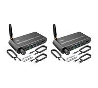 Onchdbfhuu 2X ÉMetteur Récepteur Bluetooth 5.1 Convertisseur Audio Numérique vers Analogique Adaptateur sans, Coaxial vers Analogique pour TV, Jeux