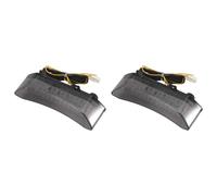 Onchdbfhuu 2X Feu Stop Moto LED Feu Feu pour YZF R1 YZF-R1 2002 2003 Clignotant Clignotant Noir