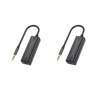 Onchdbfhuu 2X Filtre Anti-Interférences Audio Auxiliaire 3,5 mm avec Isolation du Bruit et Boucle de Terre pour Système Audio Stéréo Domestique et de Voiture