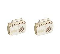 Onchdbfhuu 2X Kit de Maquette de Radio FM à Monter Soi-Même, Outil D'Expérimentation, Projet Scientifique en Bois, Modèle Scolaire, Projet Éducatif Amusant de Physique, Fournitures Scolaires.