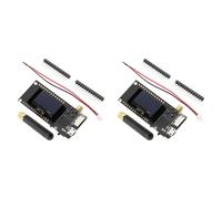 Onchdbfhuu 2X LoRa32 V2.1-1.6 Version 433Mhz ESP-32 SMA CH9102F Lora OLED 0,96 Pouces Carte SD Module Bluetooth WiFi