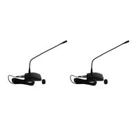 Onchdbfhuu 2X Microphone à Col de Cygne de ConféRence Filaire Microphone à Condensateur de Bureau Microphone à Condensateur de Parole