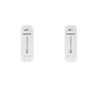 Onchdbfhuu 2X Modem 4G LTE FDD 3G WCDMA UMTS USB Dongle WiFi Stick Date Haut Débit avec Emplacement pour Carte Sim (Version Européenne)