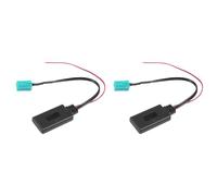 Onchdbfhuu 2X Module Bluetooth de Voiture Joueur Radio sans Aux Stéréo Câble Audio Aux-in pour Cloo Kangoo pour Scenic