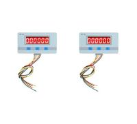 Onchdbfhuu 2X Module de Compteur Numérique DC / AC5V-24V Compteur Horaire Mini Calculatrice Totalisateur Électronique avec Interface de Signal NPN et PNP