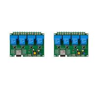 Onchdbfhuu 2X Module Relais 4 Canaux 5 V/30 A AC 220 V, Module Relais WiFi Bluetooth, Carte de Développement