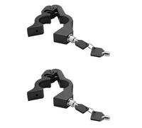 Onchdbfhuu 2X Moto Serrure-A Saisir/Accélérateur/Frein/Serrure de Guidon pour Sécuriser Votre Vélo, Scooter, Cyclomoteur Ou Vélo Tout Térrain en Moins de 5 Secondes