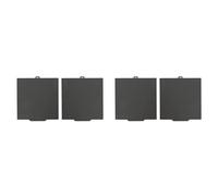 Onchdbfhuu 2X Plaque de Construction PEI pour QIDI Q2, Impression Double Face Texturée, Tôle d'acier à Ressort Magnétique, 280 X 280 mm pour QIDIQ2