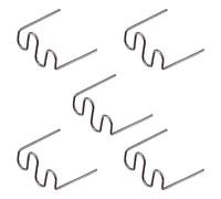 Onchdbfhuu 3000 Pièces de Soudage Machine Réparation D'Agrafes Chaudes Soudage en Plastique Agrafeuse à Chaud Réparation de Pare-Chocs Automatique Agrafes de Vague Pré-Coupées 0.6mm