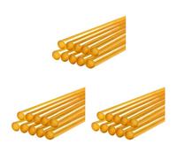Onchdbfhuu 30X Bâtons de Colle Réparation de Dent Outil Réparation de Dent sans Peinture Bâtons de Colle pour Colle Chaude- Outil de Dissolvant de Dent de Réparation de Voiture Jaune