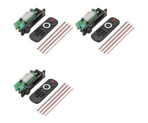 Onchdbfhuu 3Ensemble 2x100 W 12 V Amplificateur Lecteur Audio Bluetooth 5.0 Carte Décodeur MP3 Lecteur MP3 Module Radio FM de Voiture TF Micro-USB Enregistrement D'Appel