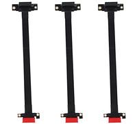 Onchdbfhuu 3X 90 DegrÉ PCI-E PCI Express 1X À 1X Slot Riser Card Converter Adaptateur Extension Câble Adaptateur Extension Câble PCI-E X1 PlaquÉ Or pour BTC Mining