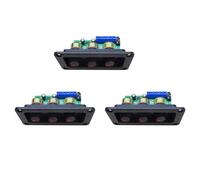 Onchdbfhuu 3X Amplificateur de Puissance NuméRique Amplificateur StéRéO NS4110B Amplificateur de Son 2X20W Amplificateur HiFi Aigus Graves, avec Panneau
