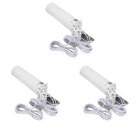Onchdbfhuu 3X Antenne Externe 4G LTE Antenne Externe SMA 3G 4G Antenne Extérieure 10-12DBi avec Double Connecteur SMA pour Modem Routeur 4G