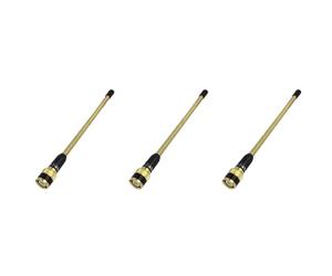 Onchdbfhuu 3X Antenne VHF 136-174 MHz 6,8 Pouces BNC pour Radio Portable V8 V80 V80E V82 V85