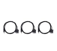 Onchdbfhuu 3X Cable A 9 Broches VGA Db9, DB 9 A TRS 3,5 mm (1/8 Pouce) Cable de Donnees Serie Stereo Male TRS-6 Pieds