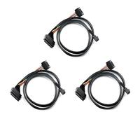 Onchdbfhuu 3X Câble Mini SAS HD 12G Intégré vers U.2 / SFF-8643 vers SFF-8639 0,5 M avec Puissance SATA 15 Broches