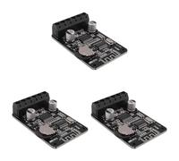 Onchdbfhuu 3X Carte D'Amplificateur de Puissance Bluetooth StéRéO 20W Carte D'Amplificateur de Puissance NuméRique Haute Puissance 12V / 24V XY-P15W sans Coque