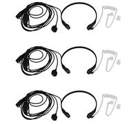 Onchdbfhuu 3X ÉCouteur Micro-Casque de Vibration de Gorge pour Radio Bidirectionnelle Uv-5R Uv-82 UV-B6-888S écouteur Talkie-Walkie