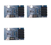 Onchdbfhuu 3X HD-WF4 Contrôleur RGB HUB75 Couleur, Écran LED, Animation Pixel, Affichage Numérique LED, Carte de Contrôle WiFi, Port USB